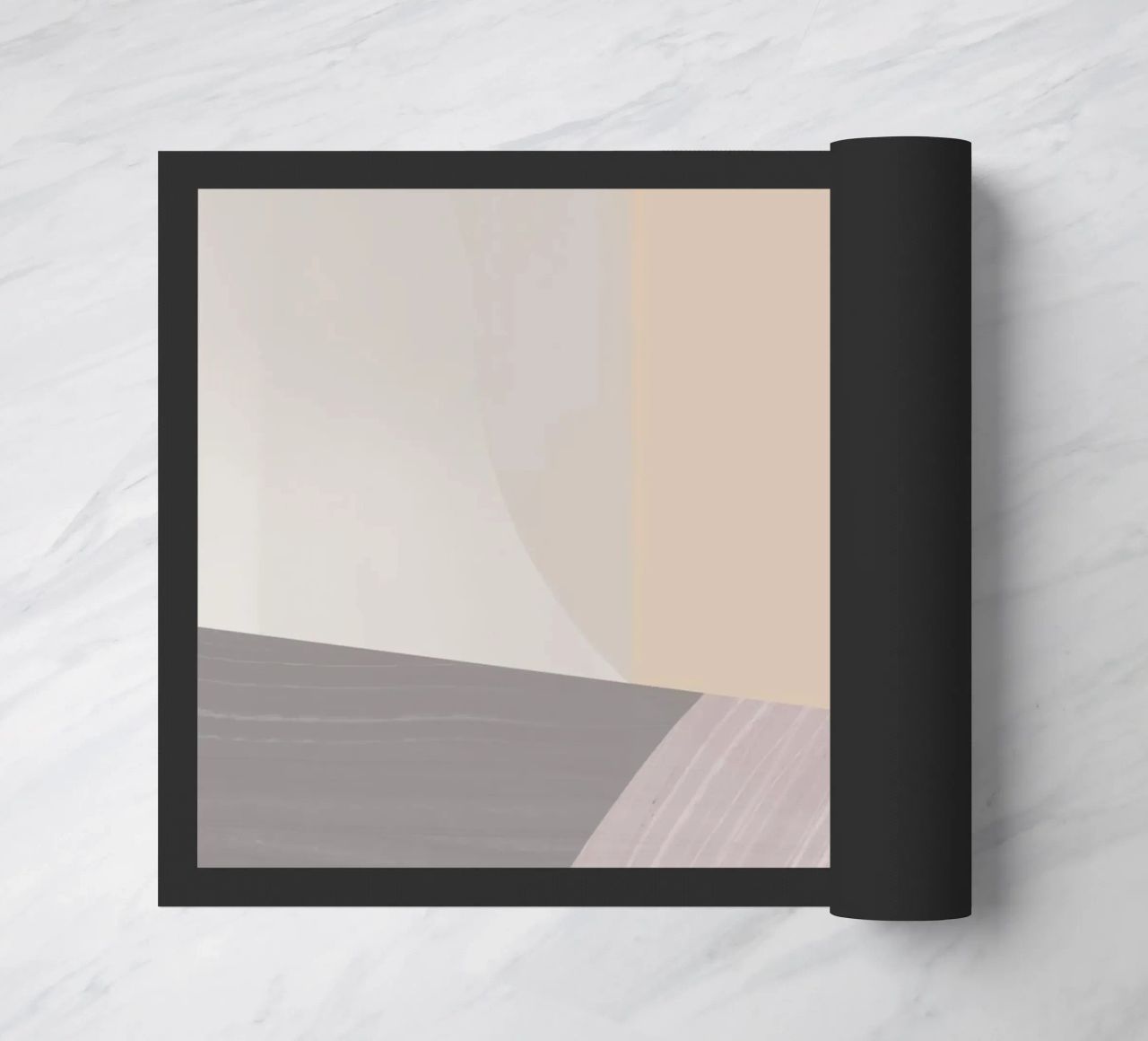 Arco minimalista a colori tenui zerbino da Little Dean