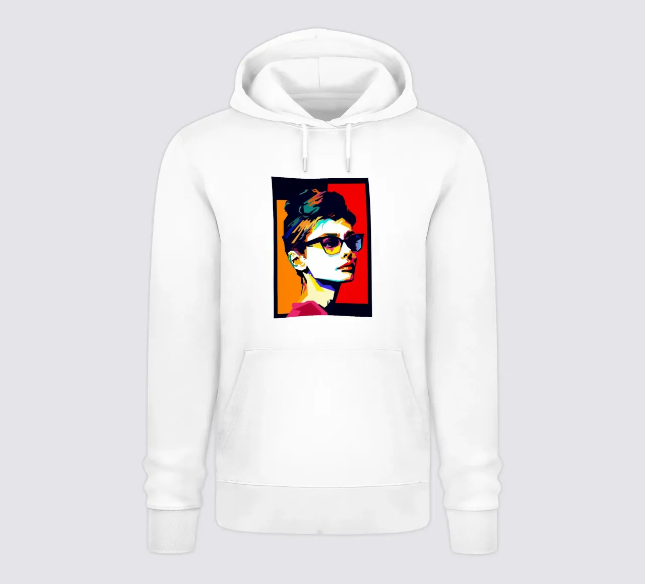 Audreay Hepburn Cinema classico WPAP Trending Now felpa con cappuccio da Artkreator