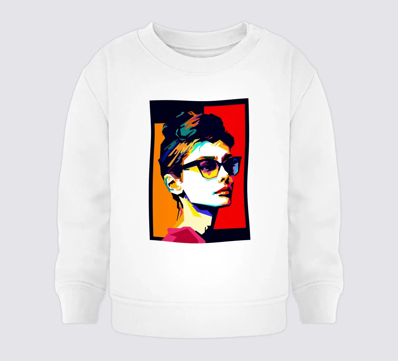 Audreay Hepburn Cinema classico WPAP Trending Now felpa neonato da Artkreator