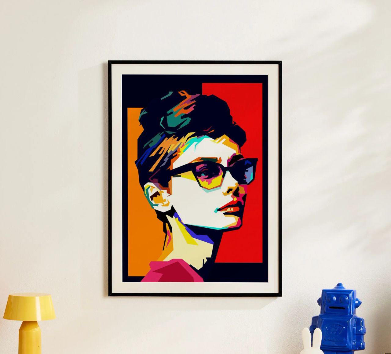 Audreay Hepburn Klassisches Kino WPAP Trending Now Poster von Artkreator