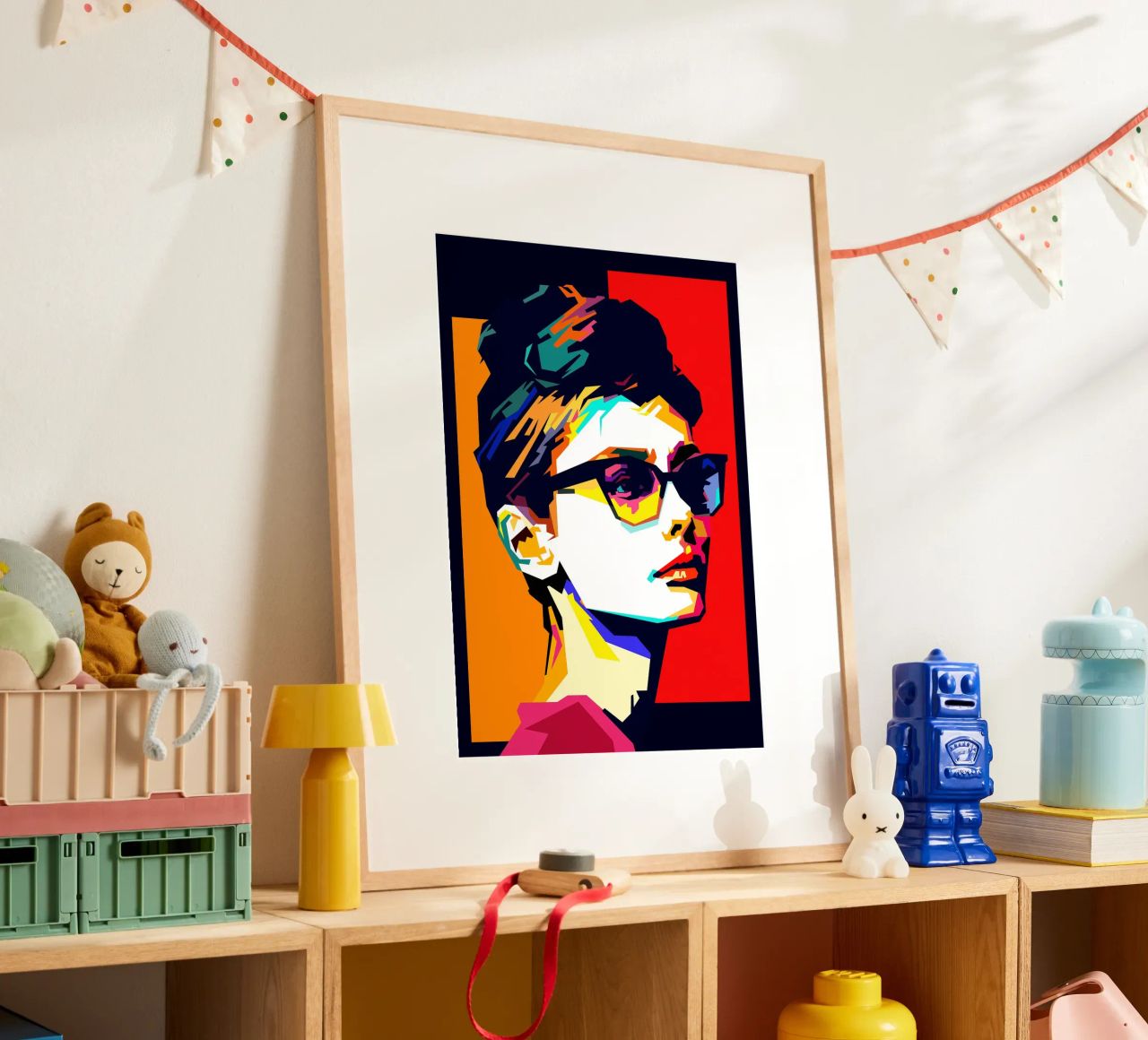 Audreay Hepburn Klassisches Kino WPAP Trending Now Poster von Artkreator