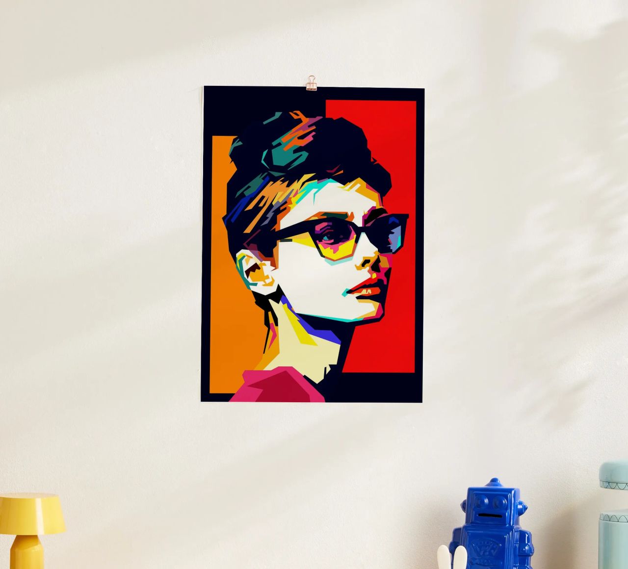 Audreay Hepburn Klassisches Kino WPAP Trending Now Poster von Artkreator