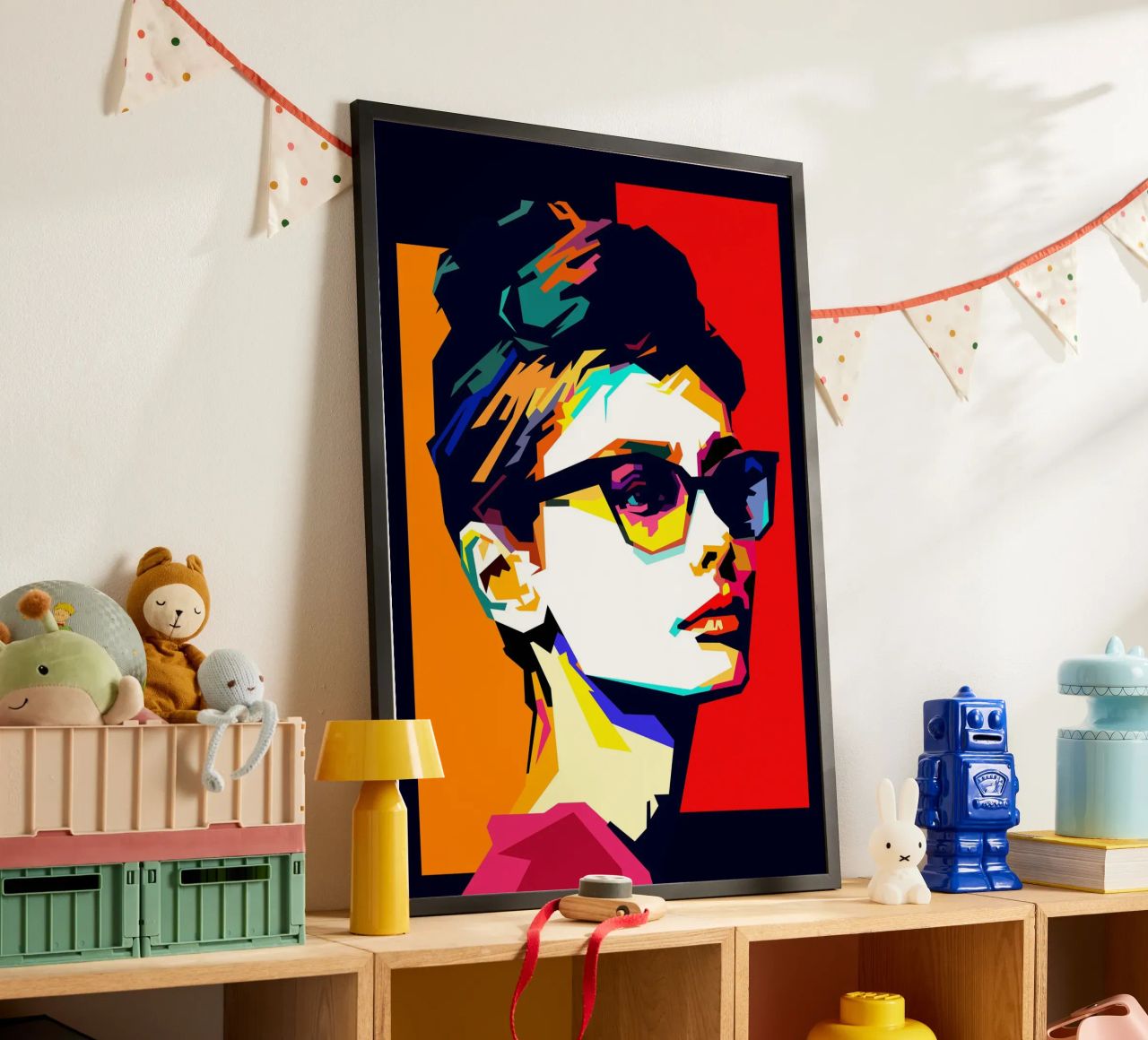 Audreay Hepburn Klassisches Kino WPAP Trending Now Poster von Artkreator