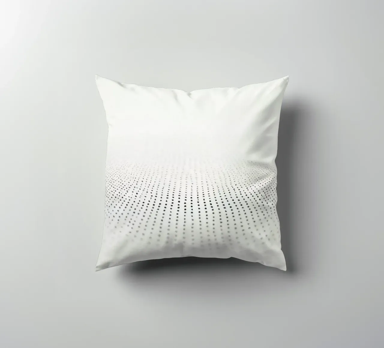 Abstract background modern design featuring gradient dots decorative cushion by DesignDoodle