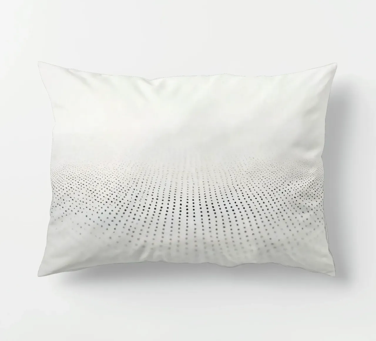 Abstract background modern design featuring gradient dots decorative cushion by DesignDoodle