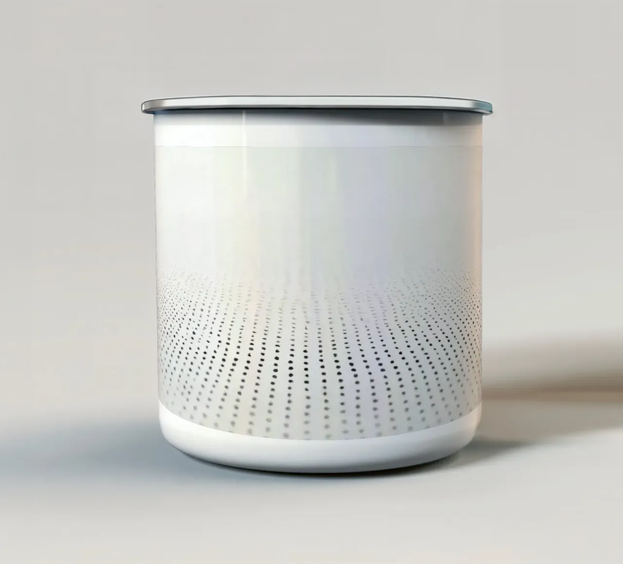 Fond abstrait moderne avec points dégradés mug en émail de DesignDoodle