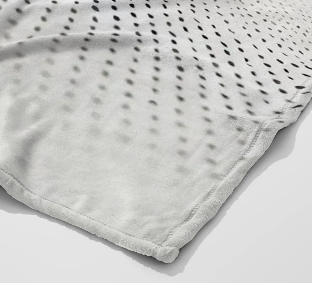 Abstract background modern design featuring gradient dots fleece blanket by DesignDoodle