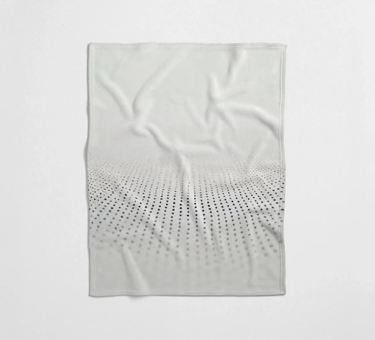 Abstract background modern design featuring gradient dots fleece blanket by DesignDoodle