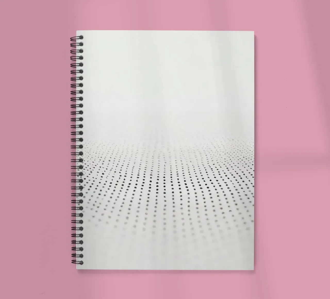 Abstrakter Hintergrund modernes Design mit Farbverlauf Punkte Ringbuch von DesignDoodle