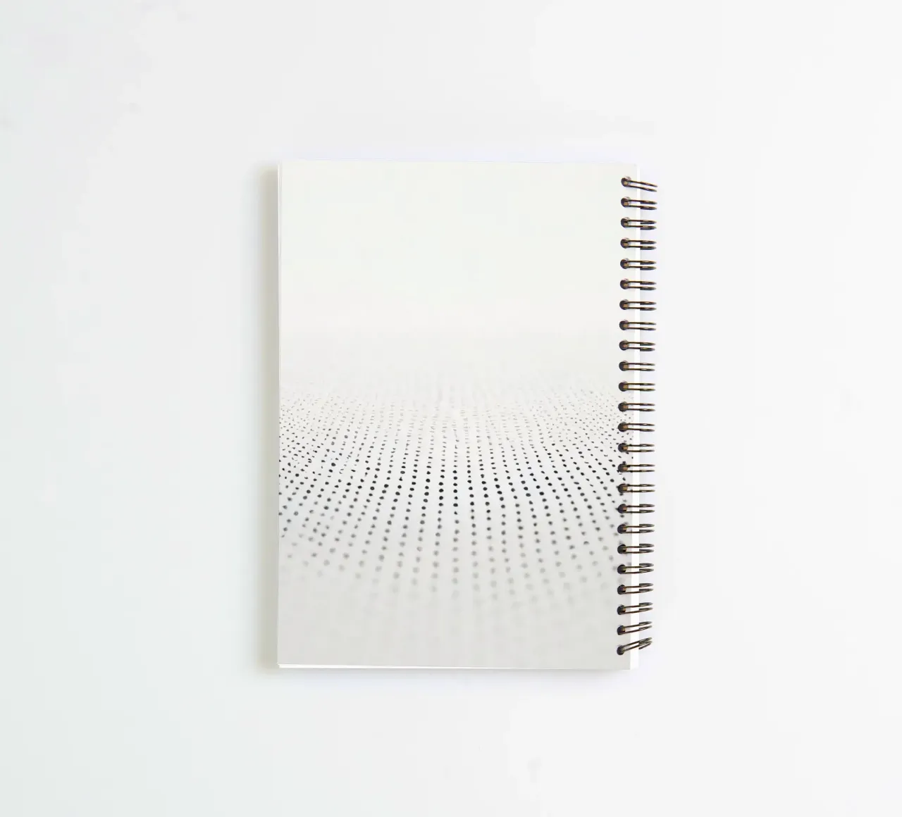 Fond abstrait moderne avec points dégradés carnet à spirale de DesignDoodle
