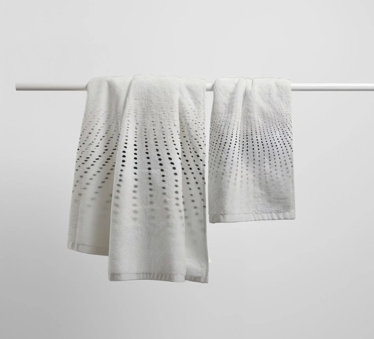 Abstract background modern design featuring gradient dots towel by DesignDoodle