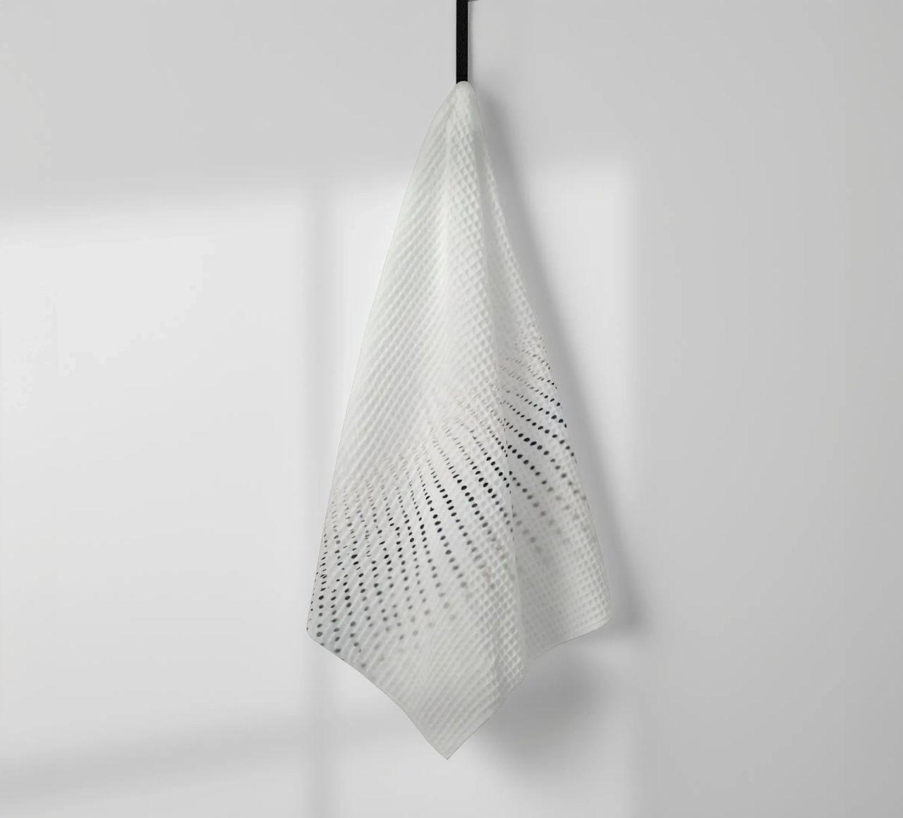 Abstrakter Hintergrund modernes Design mit Farbverlauf Punkte Geschirrtuch von DesignDoodle