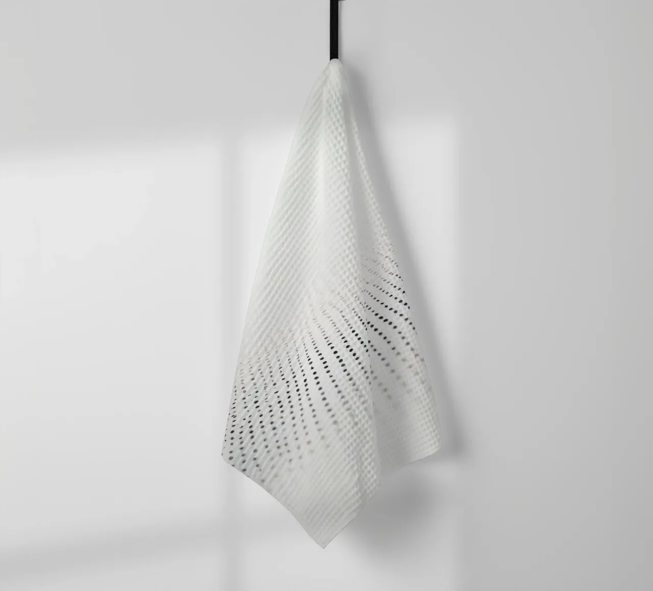 Abstrakter Hintergrund modernes Design mit Farbverlauf Punkte Geschirrtuch von DesignDoodle