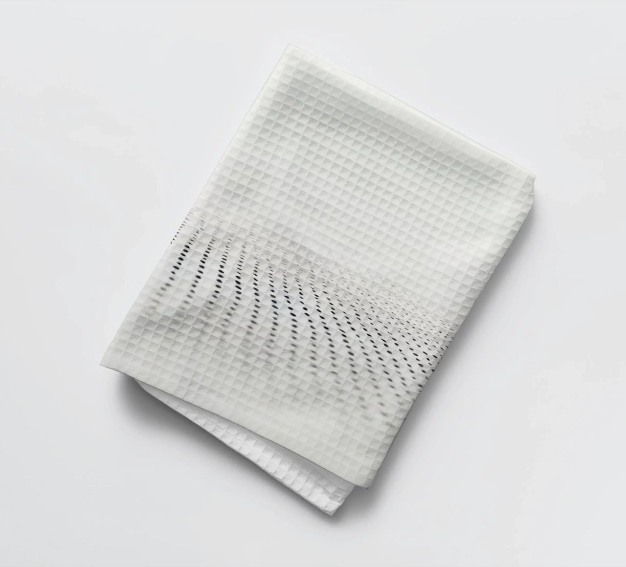 Abstrakter Hintergrund modernes Design mit Farbverlauf Punkte Geschirrtuch von DesignDoodle