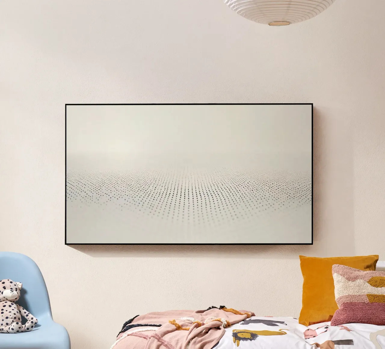 Abstract background modern design featuring gradient dots acrylic glass by DesignDoodle