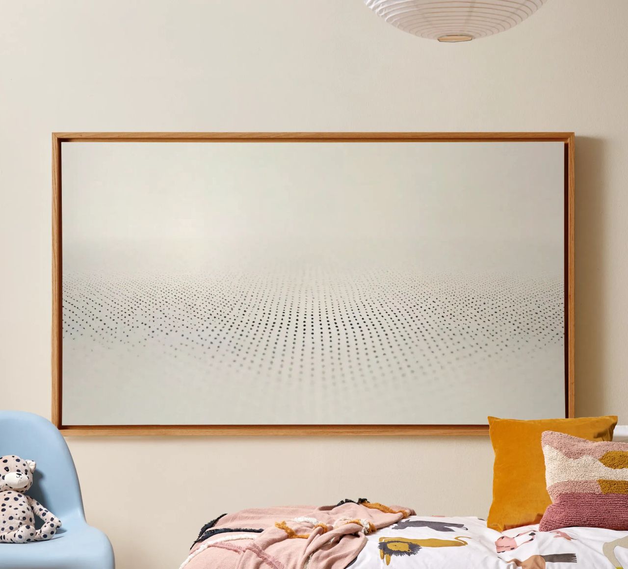 Abstract background modern design featuring gradient dots canvas by DesignDoodle