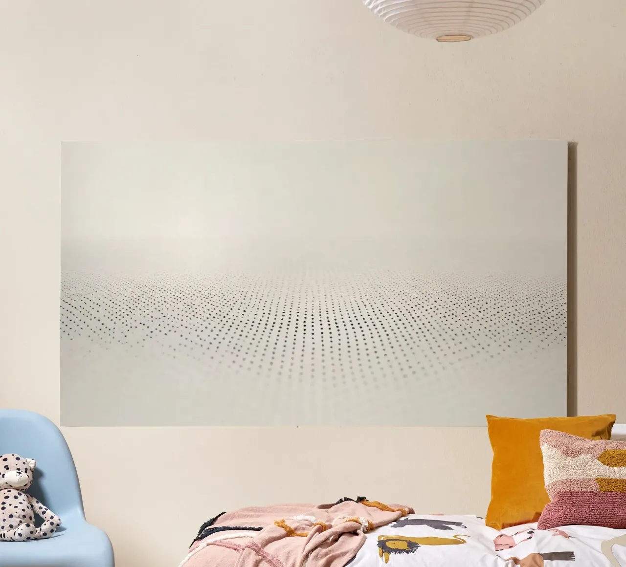 Abstract background modern design featuring gradient dots canvas by DesignDoodle