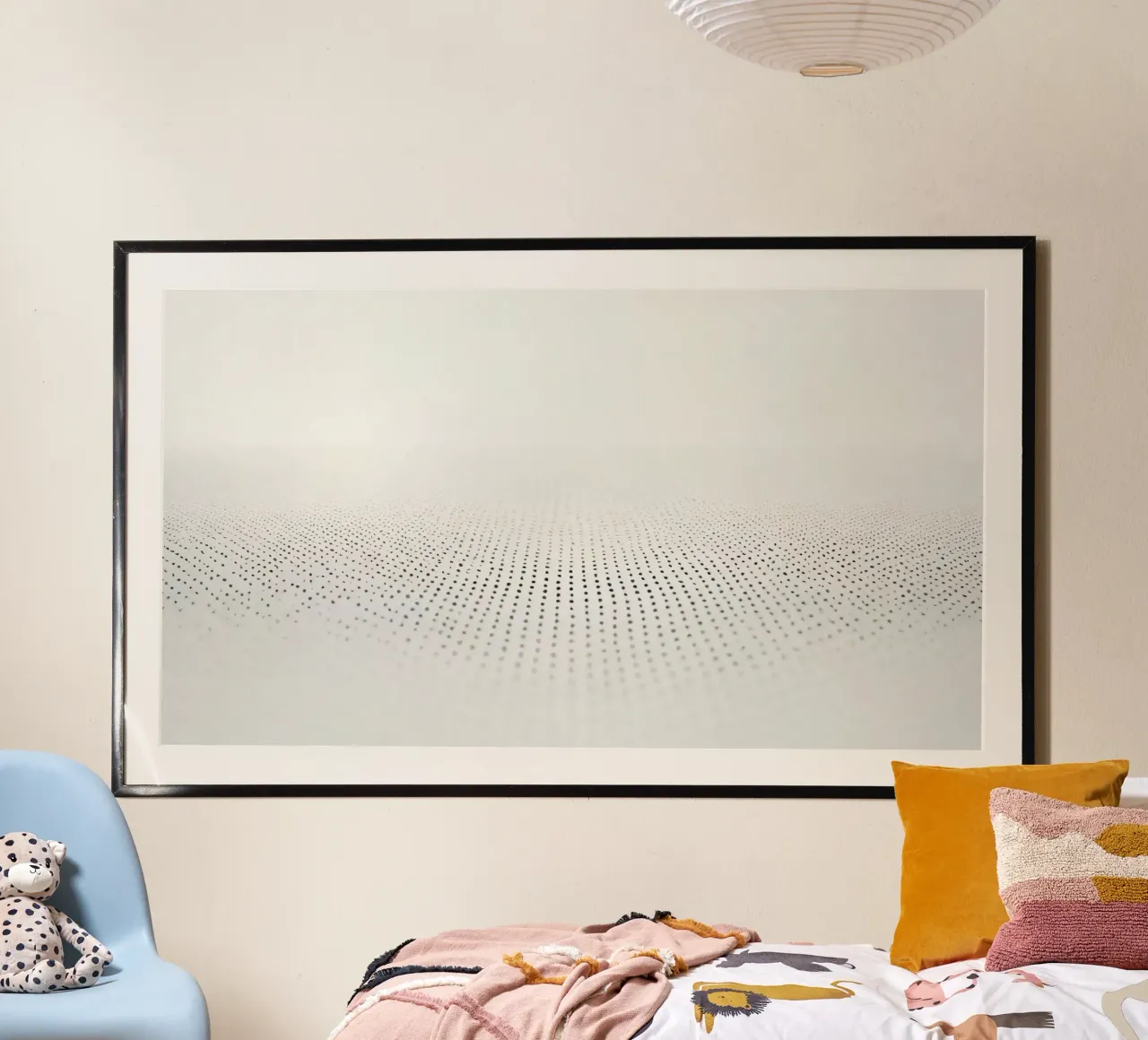 Abstract background modern design featuring gradient dots hahnemühle by DesignDoodle