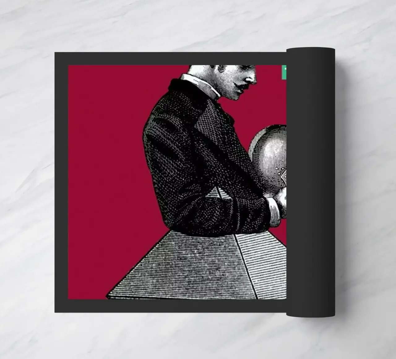 Red Conversation zerbino da The Gently Unfurling Sneak