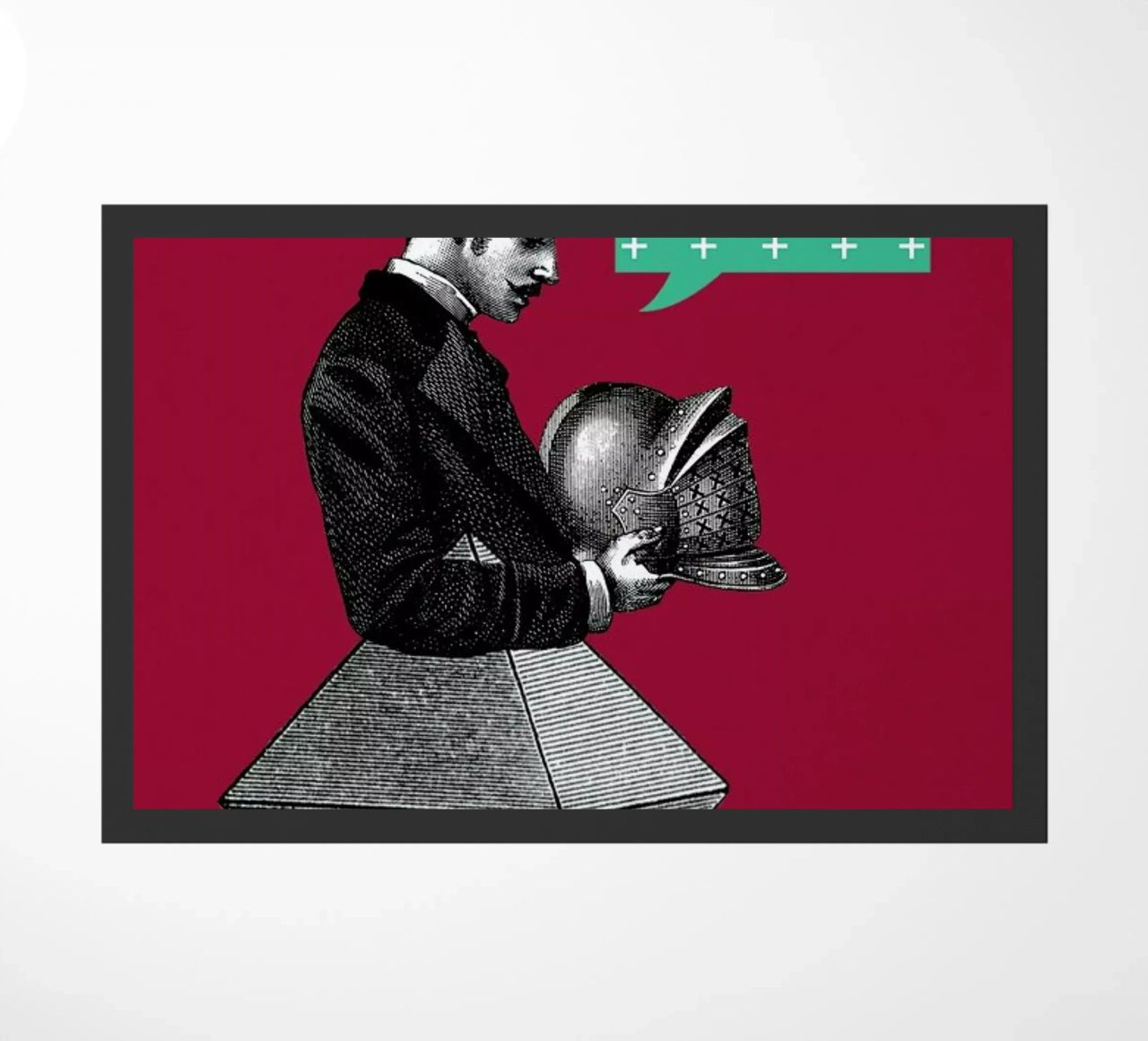 Red Conversation zerbino da The Gently Unfurling Sneak