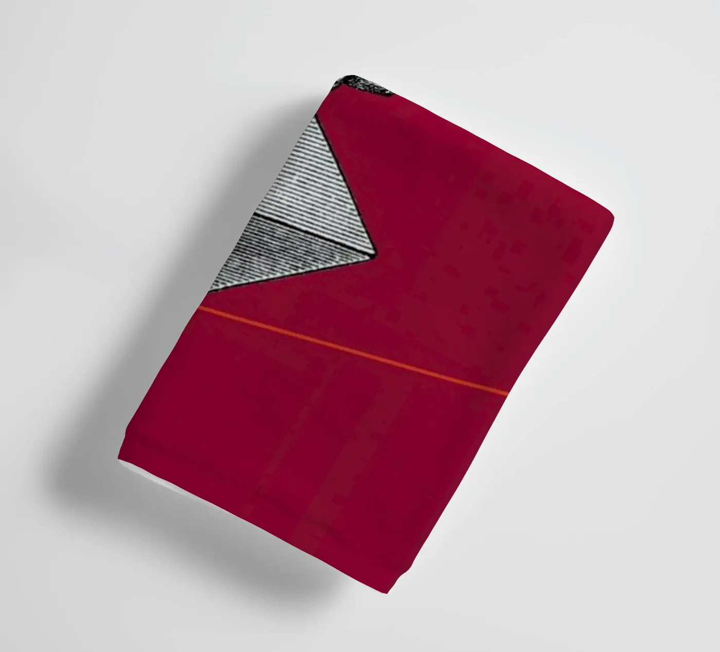 Red Conversation Handtuch von The Gently Unfurling Sneak