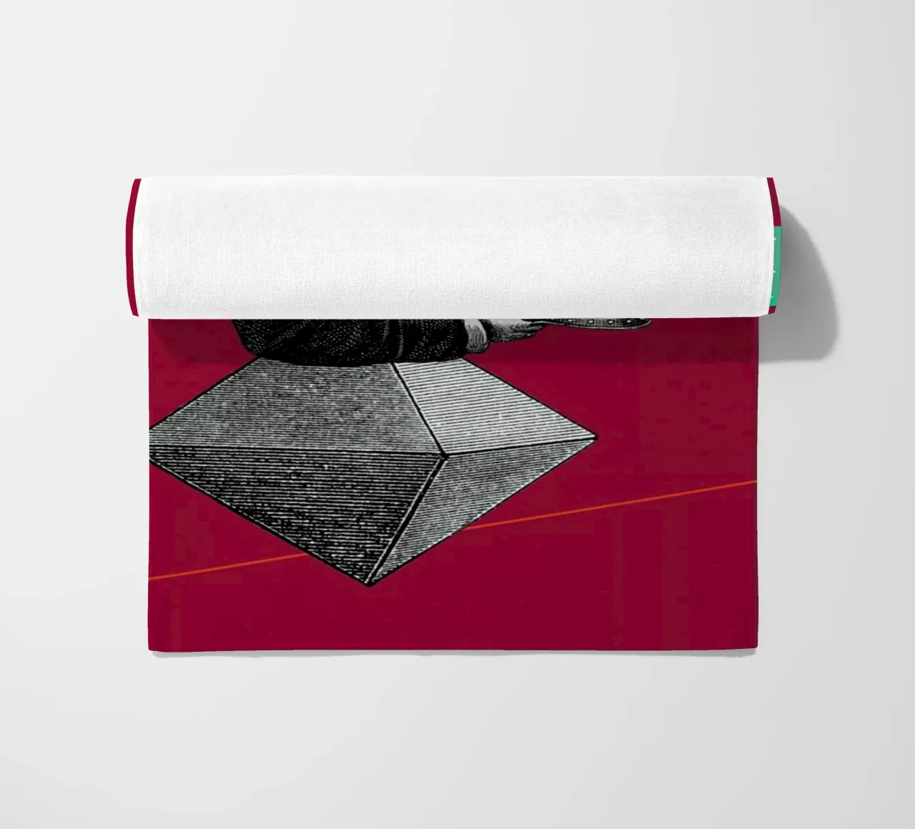 Red Conversation telo mare da The Gently Unfurling Sneak