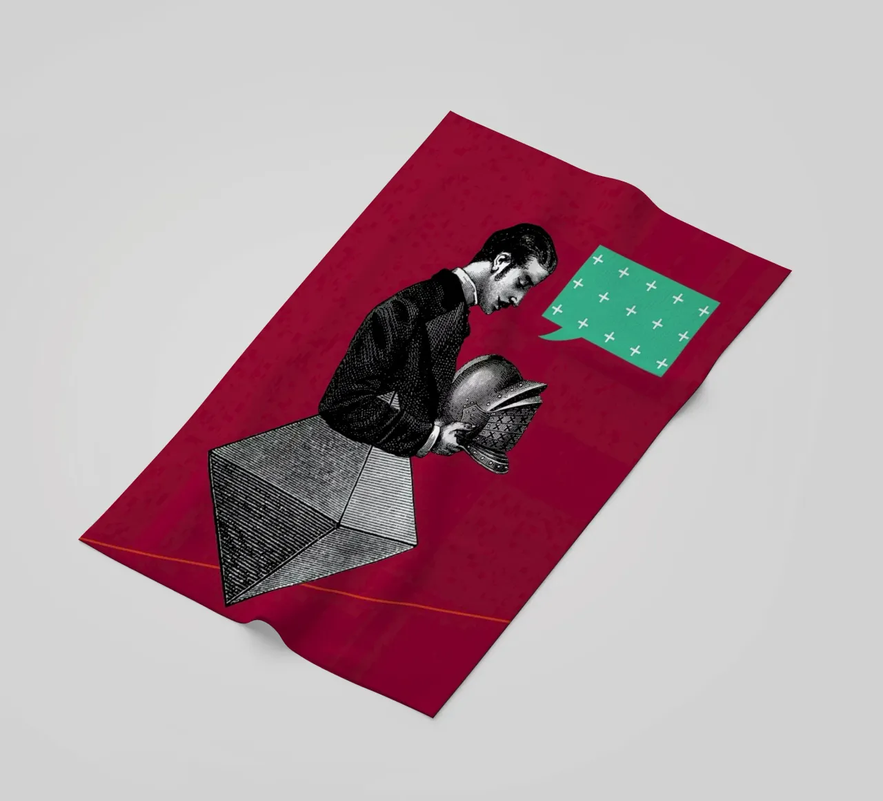 Red Conversation telo mare da The Gently Unfurling Sneak