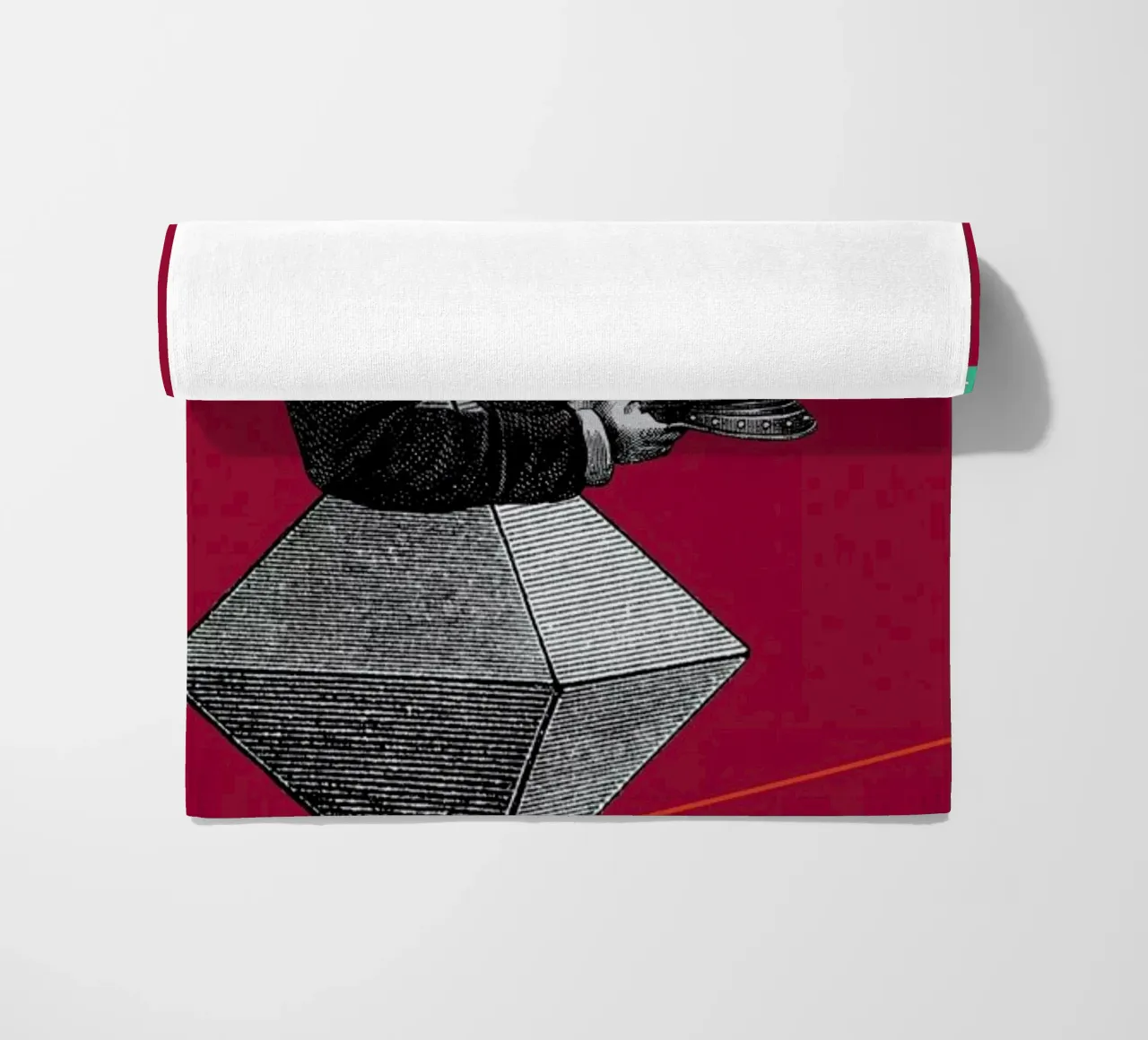 Red Conversation telo mare da The Gently Unfurling Sneak