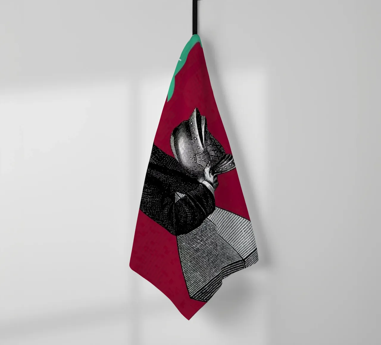Red Conversation canovaccio da cucina da The Gently Unfurling Sneak