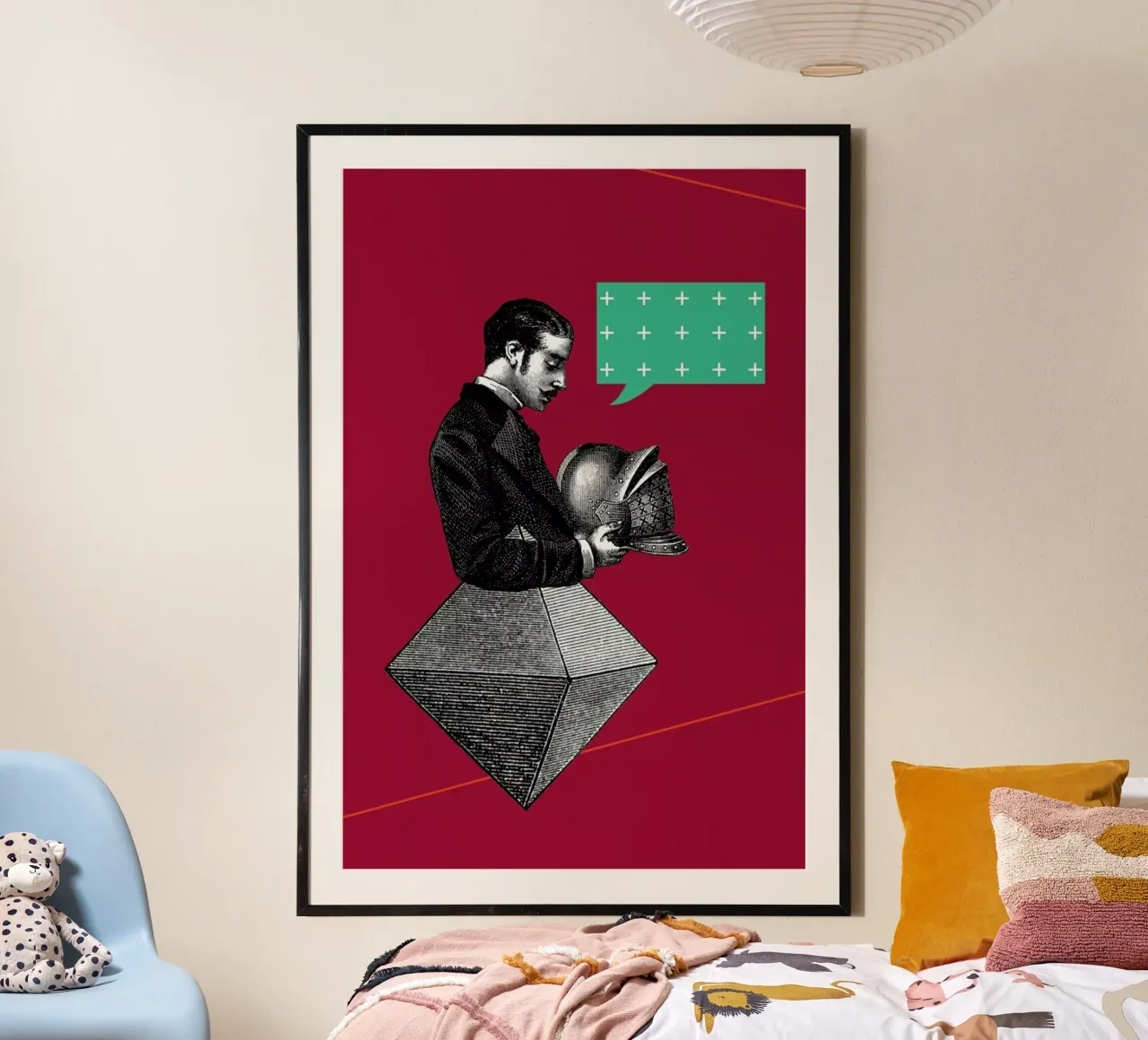 Red Conversation poster da The Gently Unfurling Sneak