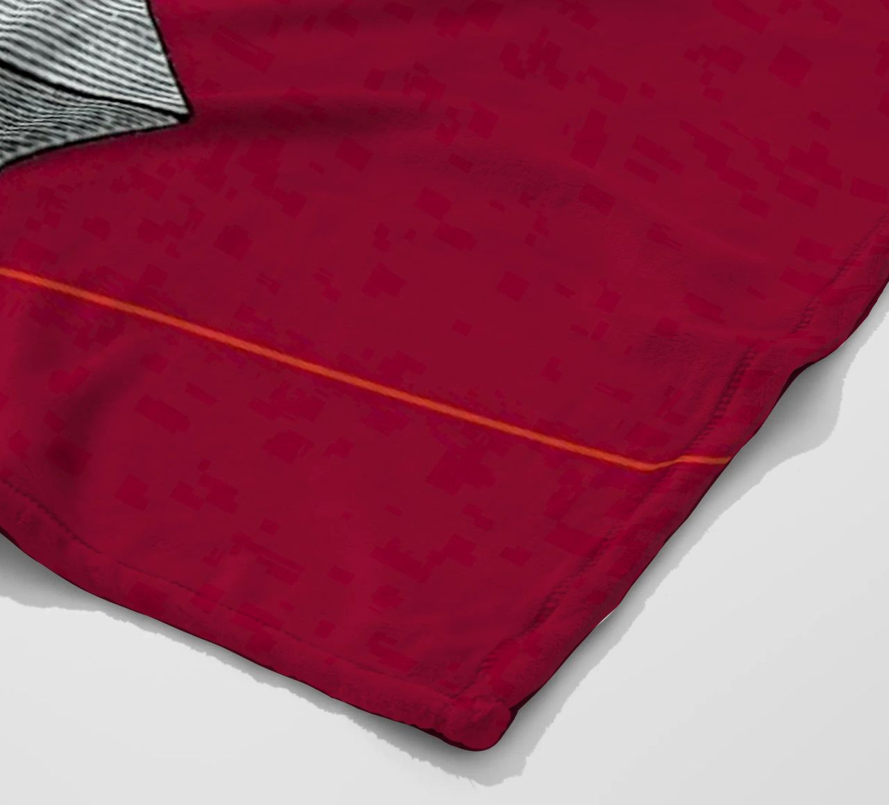 Red Conversation coperta in pile da The Gently Unfurling Sneak