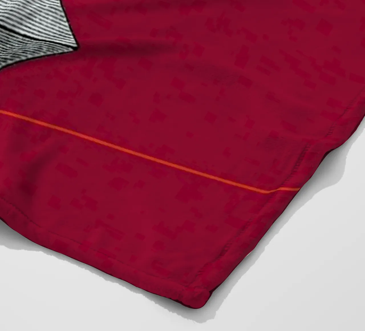 Red Conversation coperta in pile da The Gently Unfurling Sneak