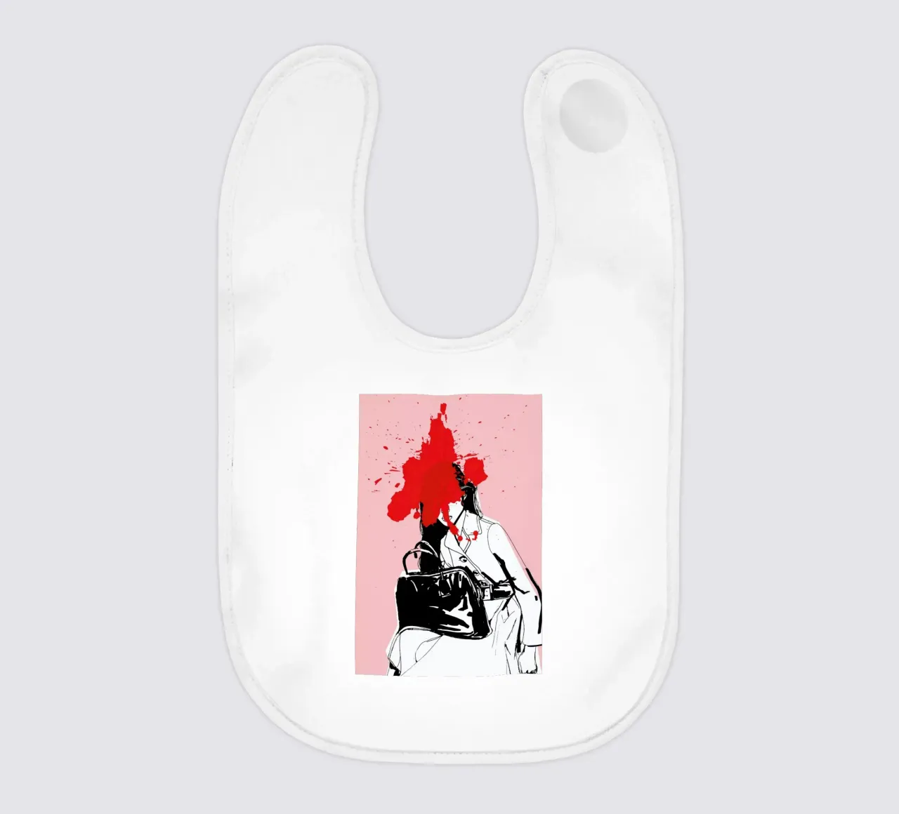 Red Splash babero de Agnes KR Patience