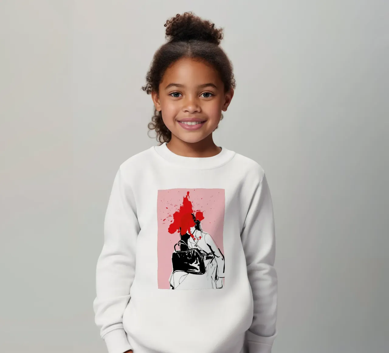 Red Splash felpa bambino da Agnes KR Patience