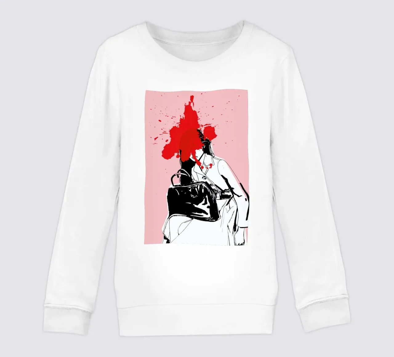 Red Splash felpa bambino da Agnes KR Patience