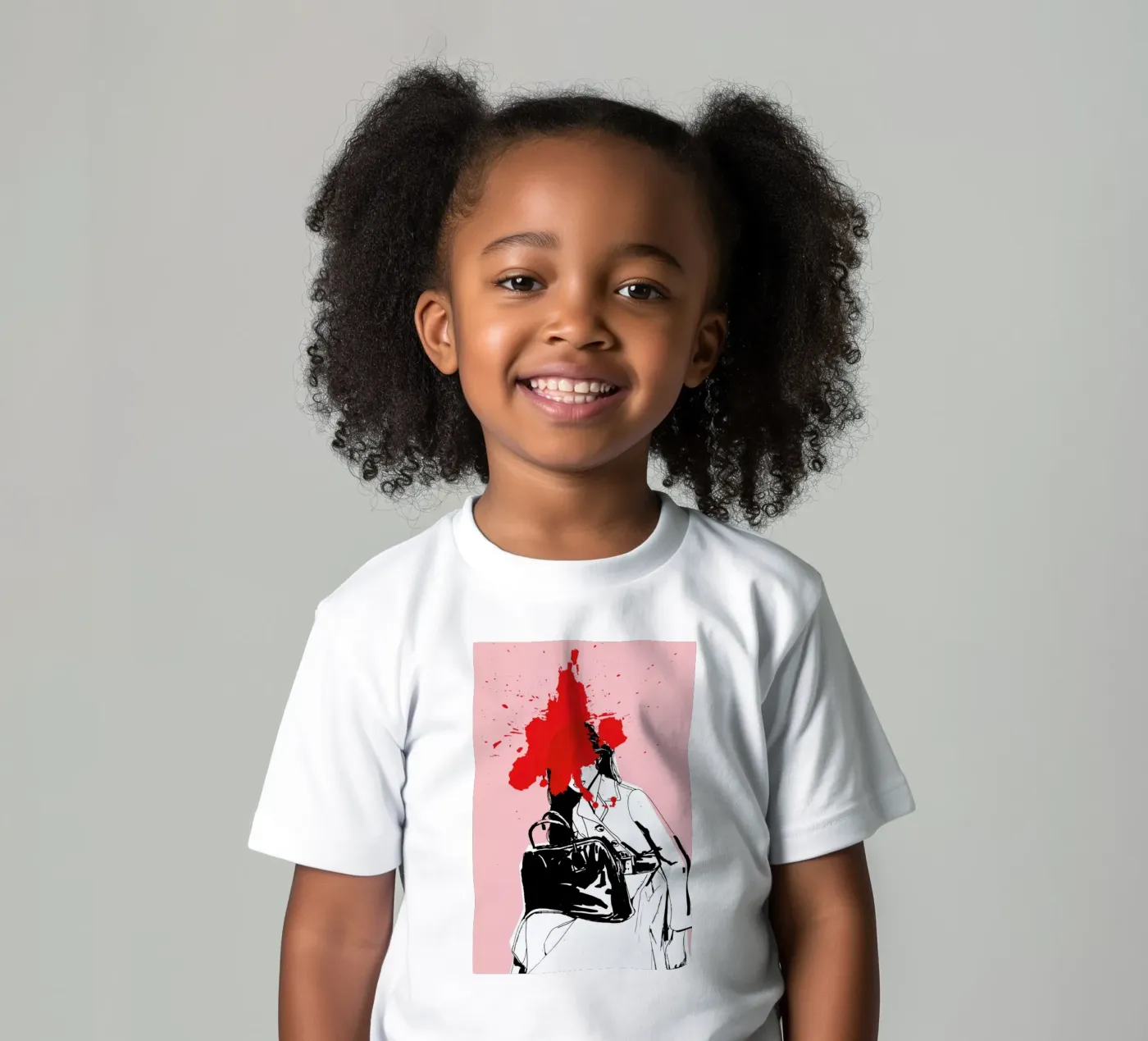 Red Splash t-shirt bambini da Agnes KR Patience
