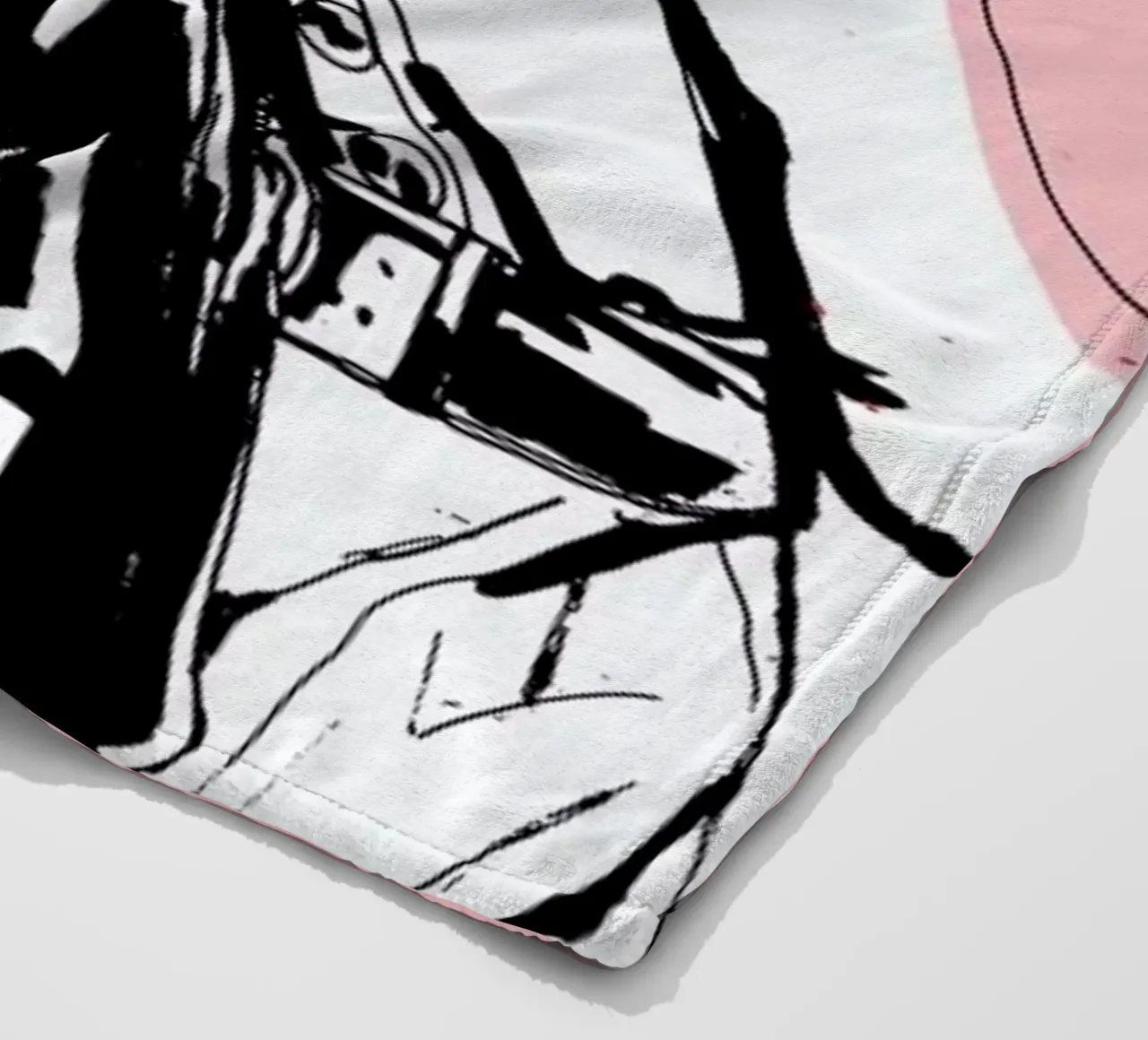 Red Splash fleecedeken van Agnes KR Patience