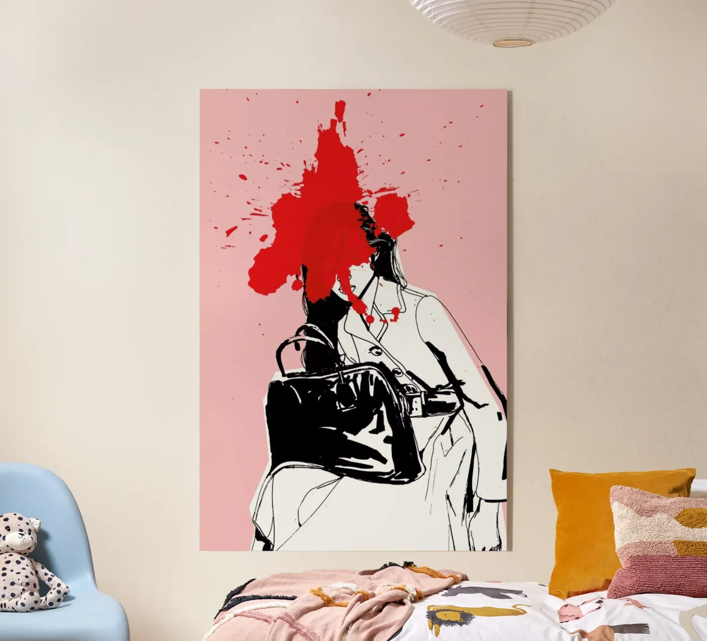 Red Splash plexiglass da Agnes KR Patience