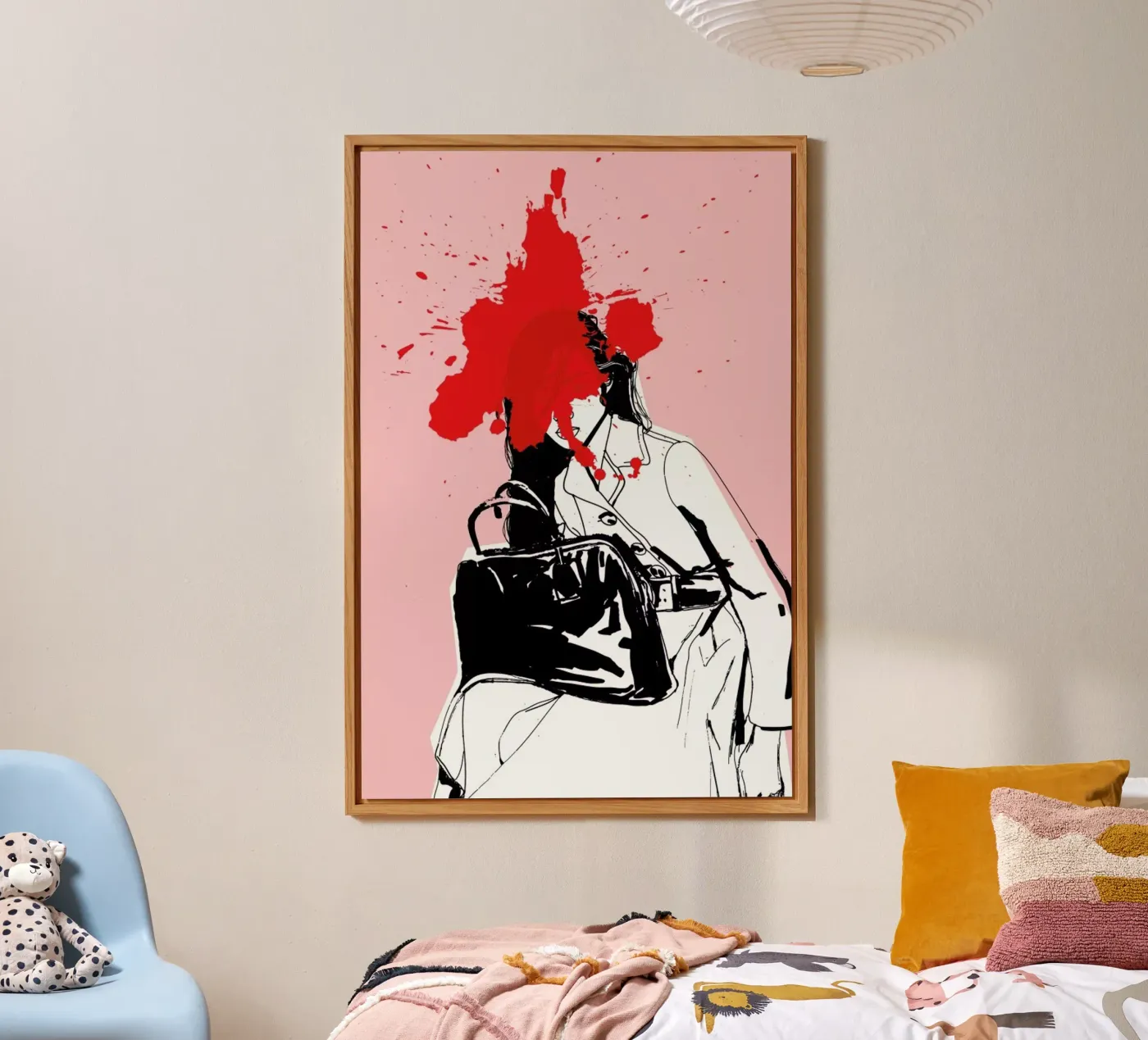 Red Splash pannello forex da Agnes KR Patience