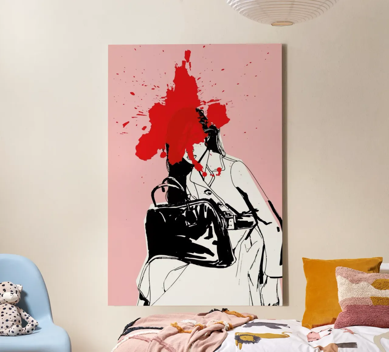 Red Splash tela da Agnes KR Patience