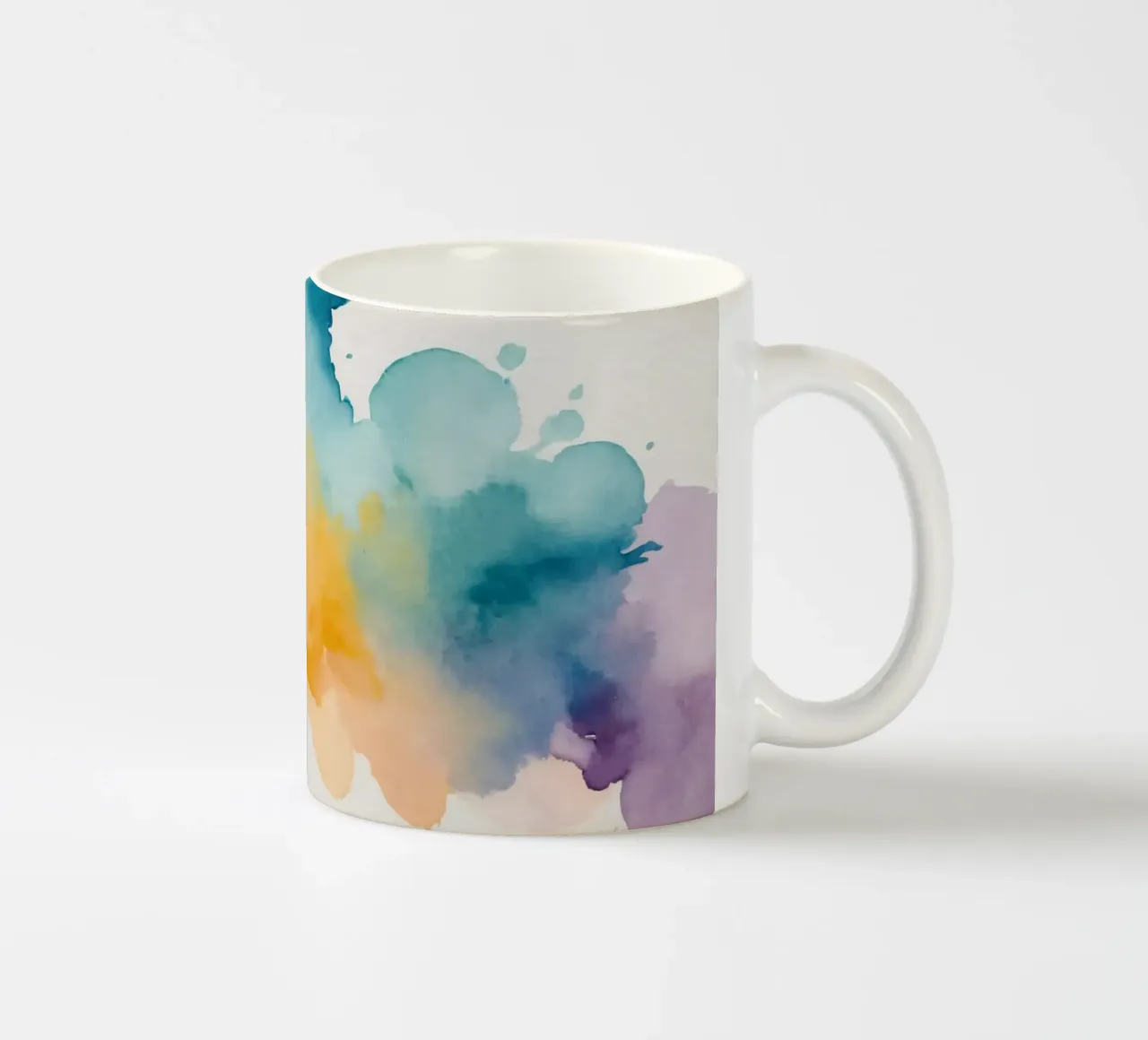 Disegno astratto ad acquerello per sfondi creativi tazza in ceramica da DesignDoodle