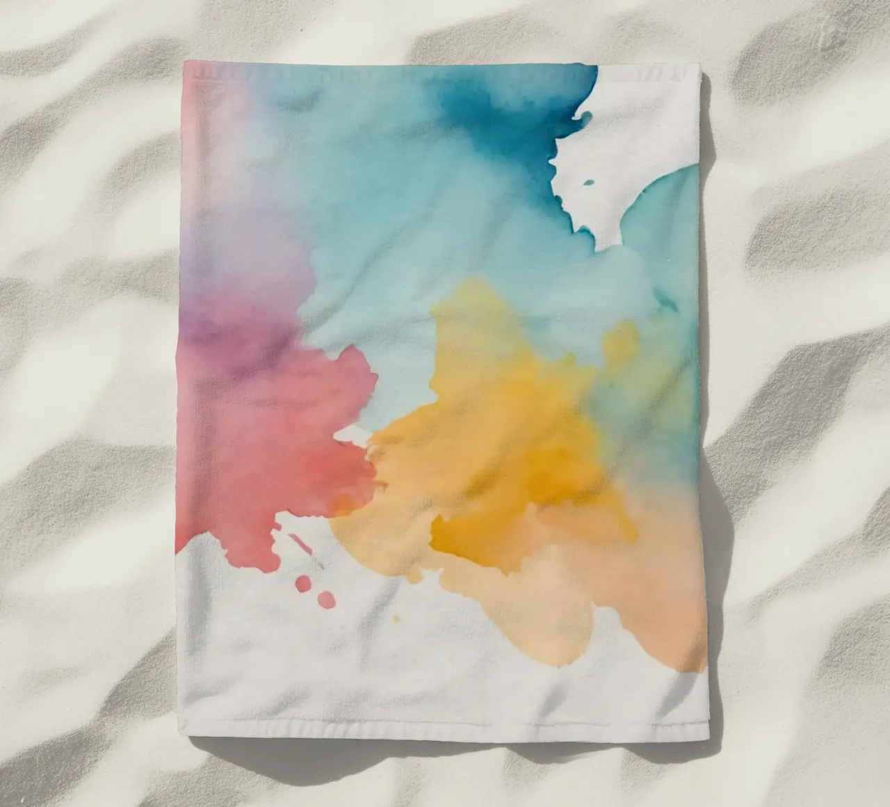 Disegno astratto ad acquerello per sfondi creativi telo mare da DesignDoodle