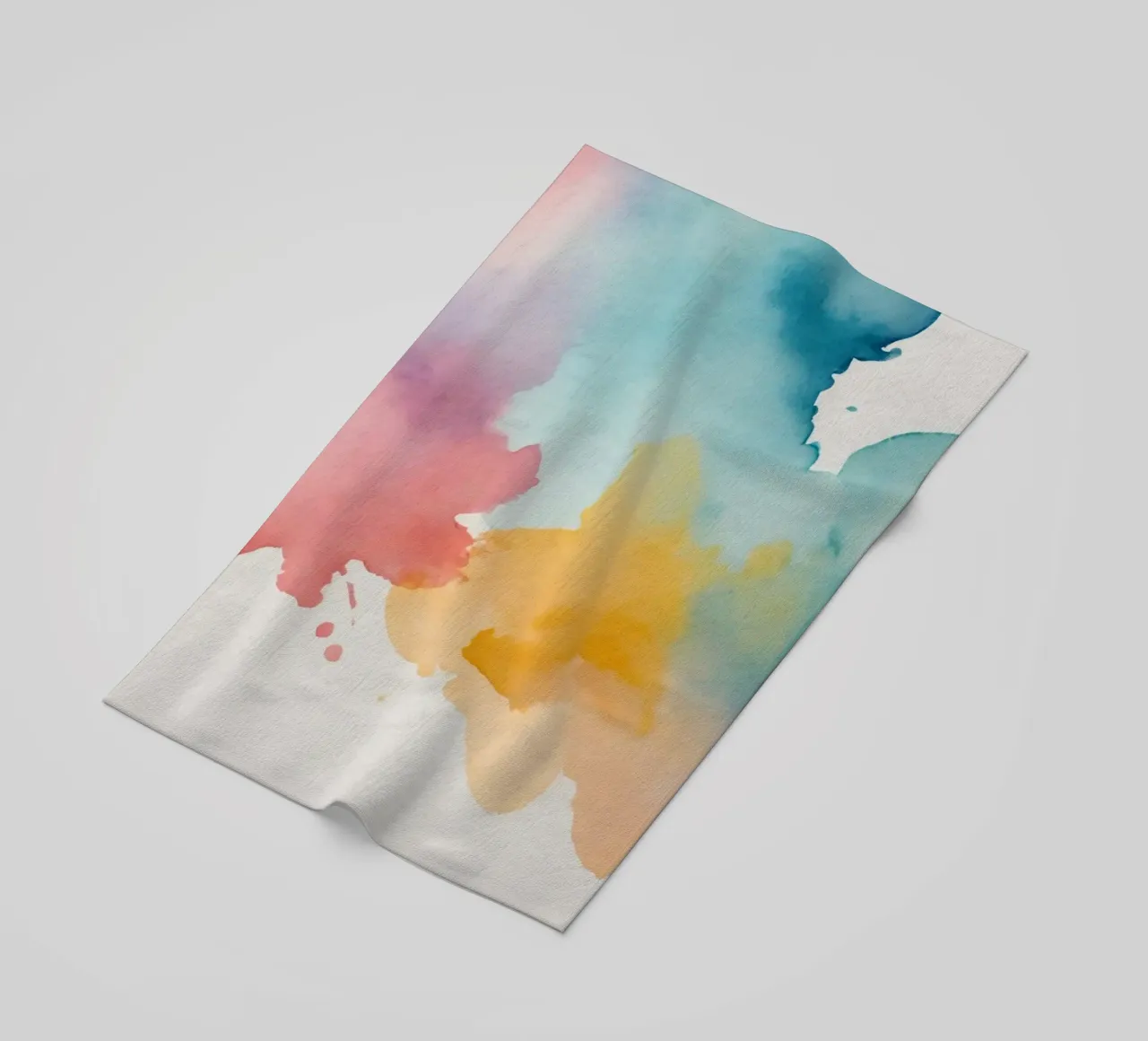 Disegno astratto ad acquerello per sfondi creativi telo mare da DesignDoodle