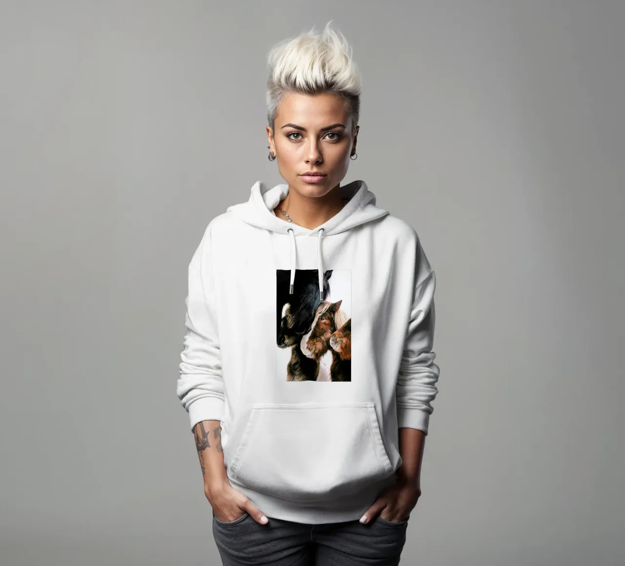 Touch To Touch felpa con cappuccio da Natural Kingdom