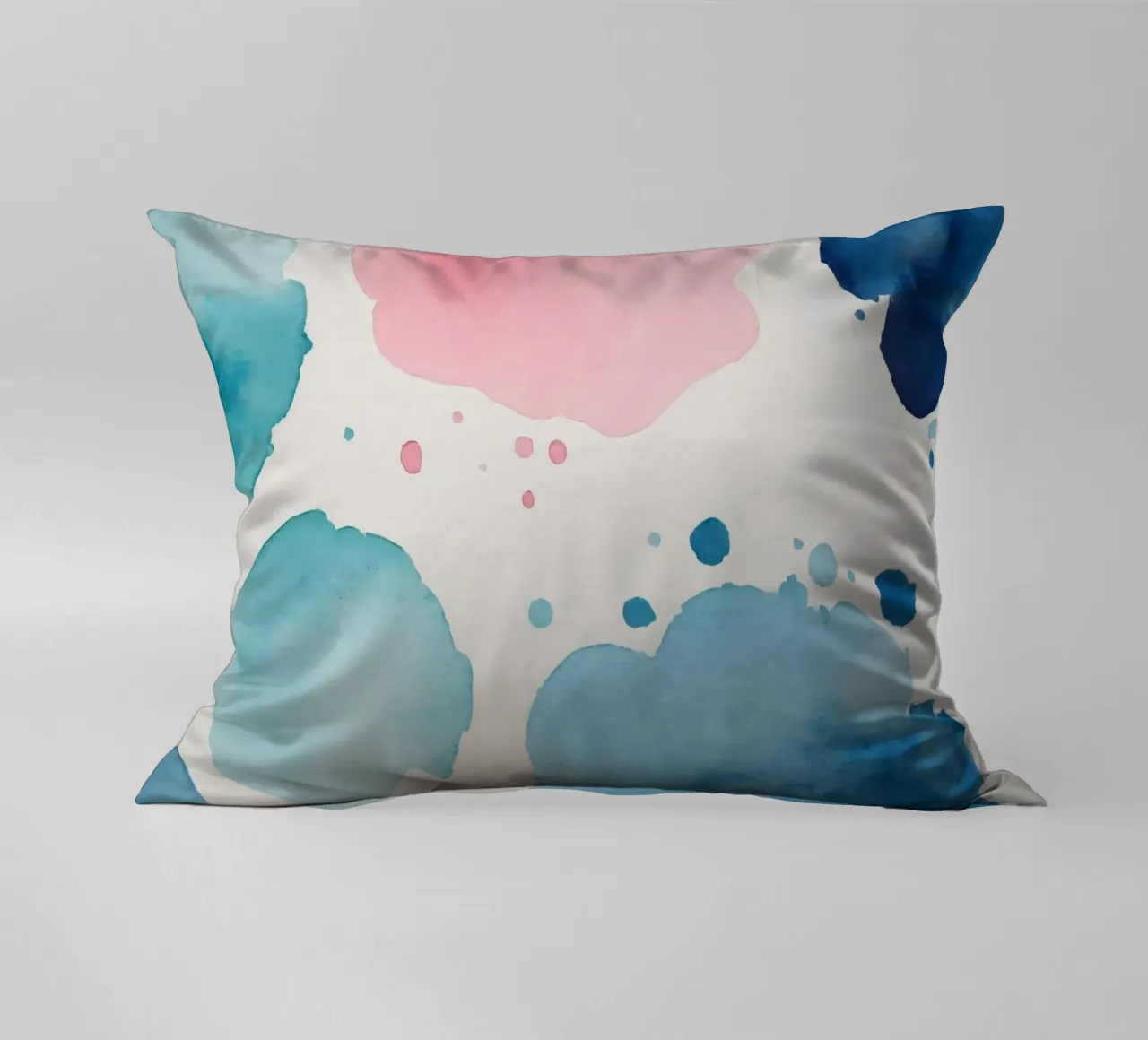 Macchie colorate astratte ad acquerello cuscino da DesignDoodle