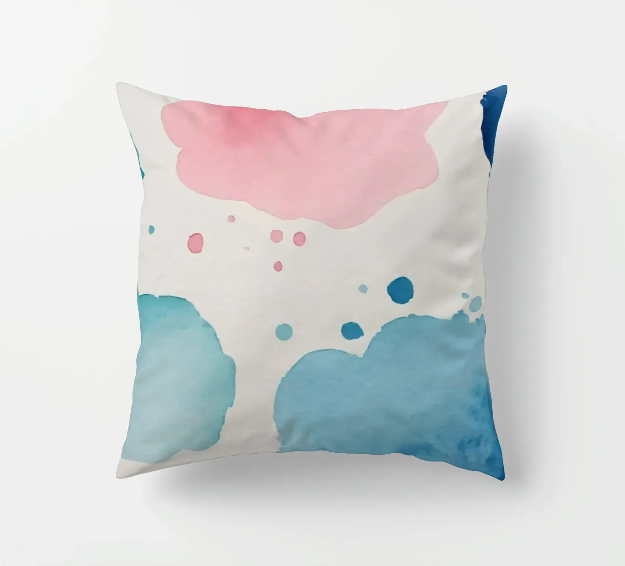 Macchie colorate astratte ad acquerello cuscino da DesignDoodle