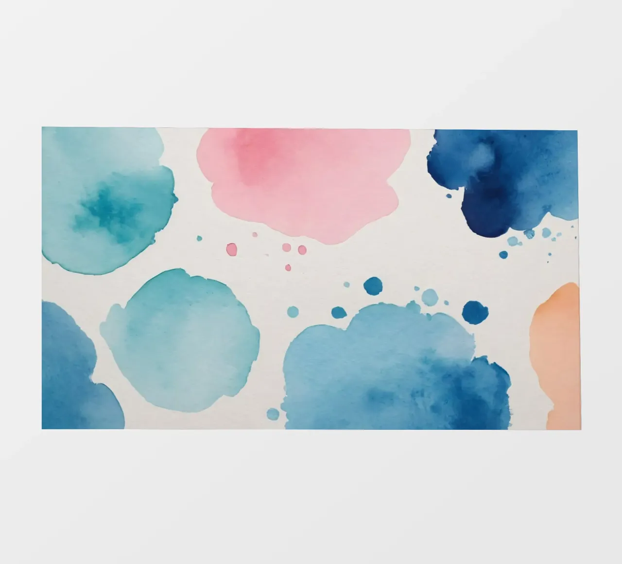 Macchie colorate astratte ad acquerello pellicola backlit da DesignDoodle