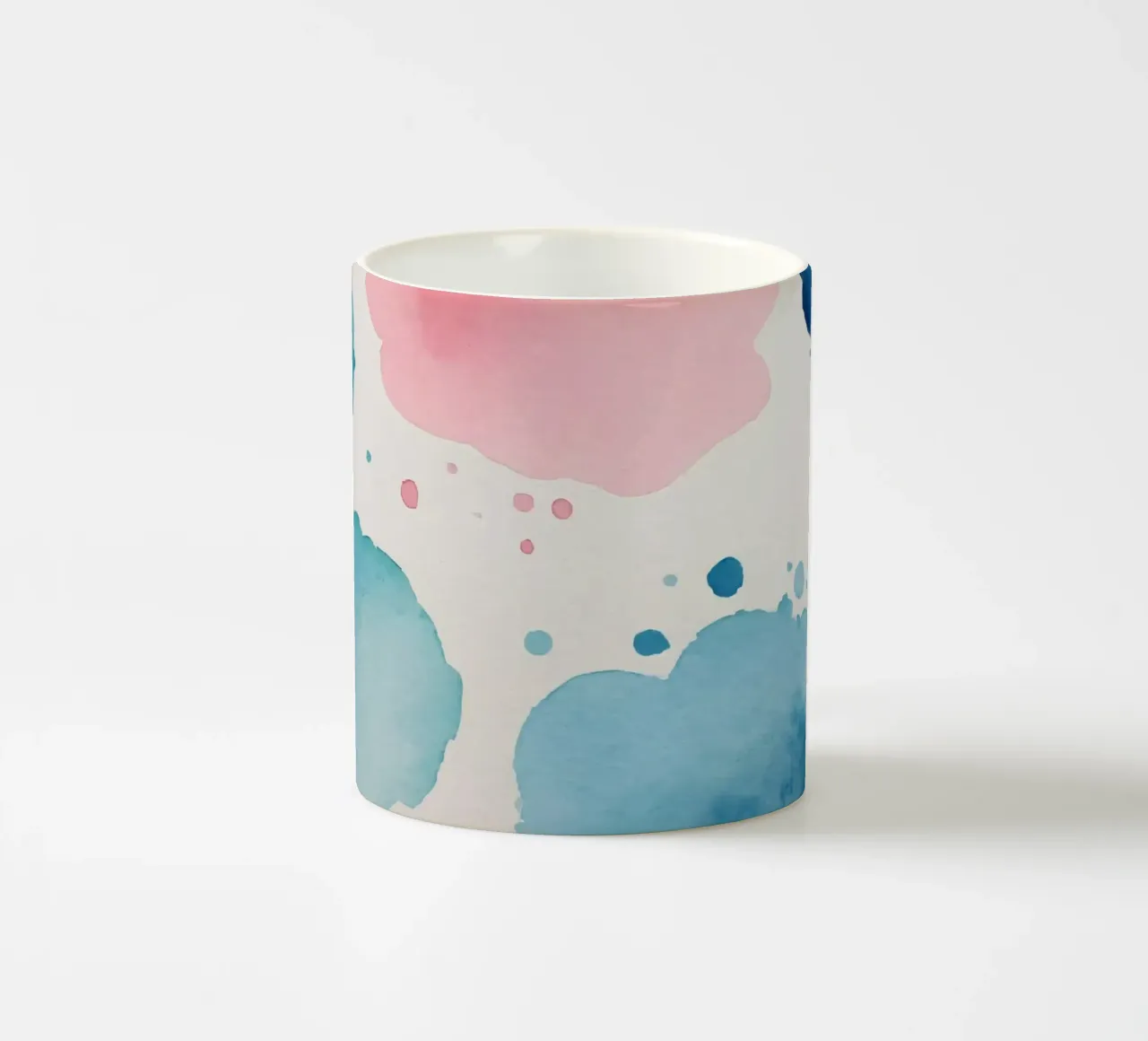 Macchie colorate astratte ad acquerello tazza in ceramica da DesignDoodle