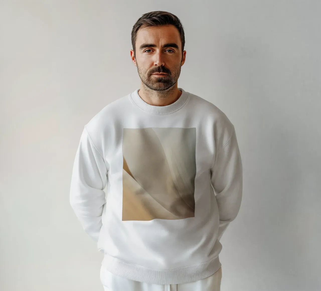 Motif abstrait fluide créant un art tranquille sweat de DesignDoodle