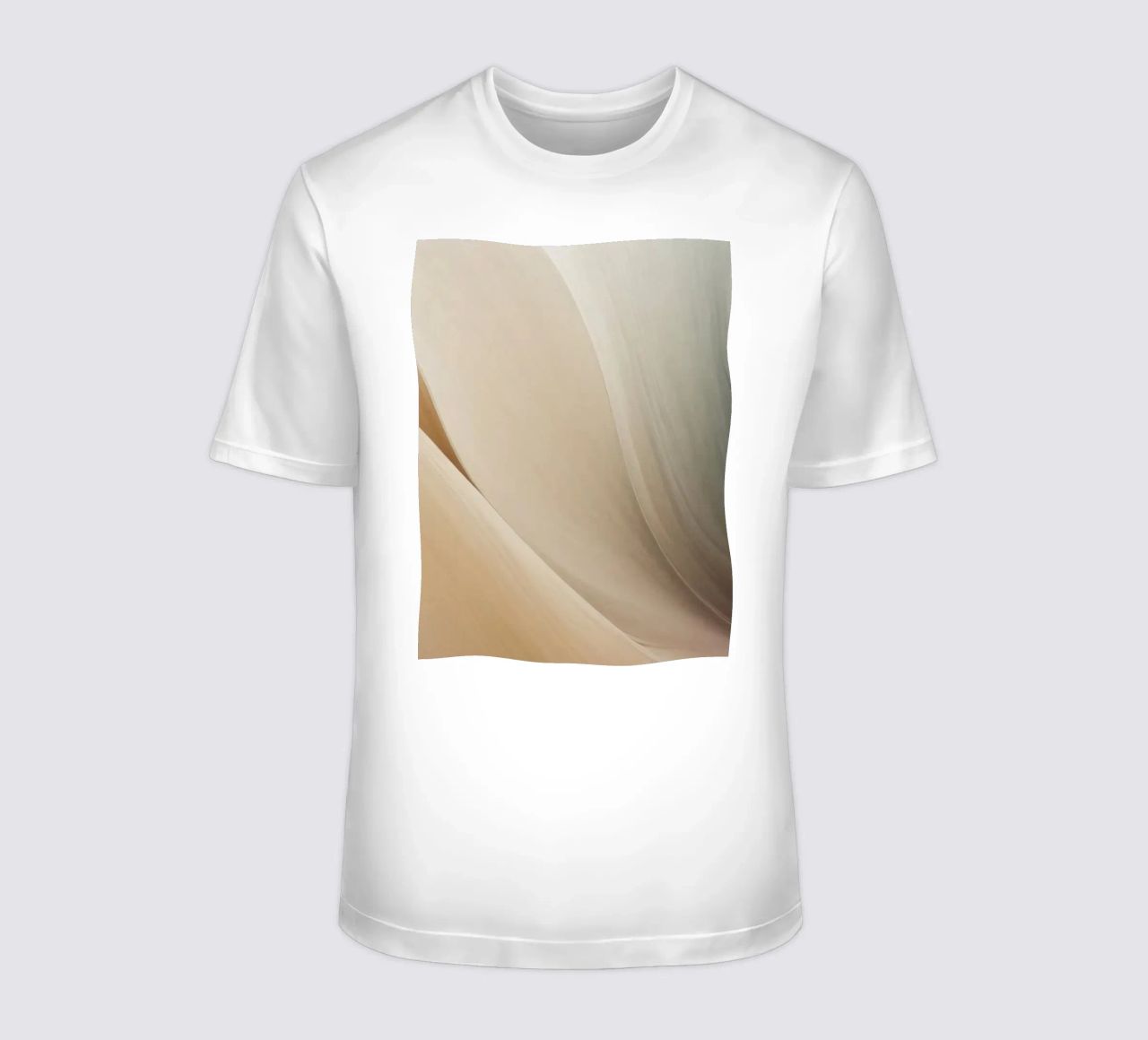 Smooth flowing abstract pattern creating a tranquil art t-shirt by DesignDoodle
